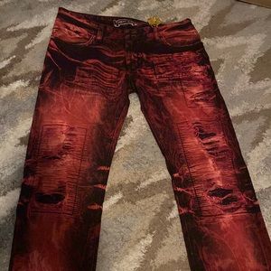 Men’s designer Bikers vintage jeans.